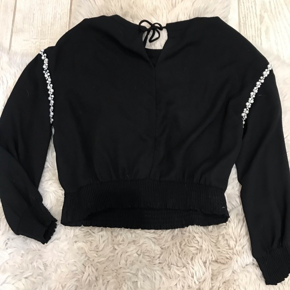 Embellished pearl Zara top - Picture 6 of 7